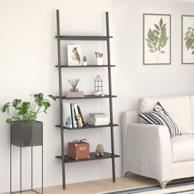Estantería inclinada de 5 baldas negro 64x34x185,5 cm de vidaXL, Librerías y estanterías - Ref: Foro24-336378, Precio: 111,82...
