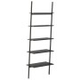 Estantería inclinada de 5 baldas negro 64x34x185,5 cm de vidaXL, Librerías y estanterías - Ref: Foro24-336378, Precio: 111,82...