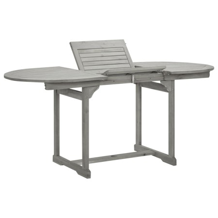 Mesa de comedor jardín madera maciza acacia (120-170)x80x75 cm de vidaXL, Mesas de jardín - Ref: Foro24-316574, Precio: 226,6...
