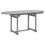 Mesa de comedor jardín madera maciza acacia (120-170)x80x75 cm de vidaXL, Mesas de jardín - Ref: Foro24-316574, Precio: 226,6...