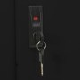 Armario de oficina con puerta corredera acero negro 90x40x180cm de vidaXL, Taquillas y armarios de almacenamiento - Ref: Foro...