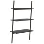 Estantería inclinada de 3 baldas negro 64x34x116 cm de vidaXL, Librerías y estanterías - Ref: Foro24-336372, Precio: 67,41 €,...