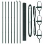 Juego de Poste de Cerca Set de 2 Verde Acero, PVC 10 x 1.5 m de , Paneles de vallas - Ref: Foro24-3351705, Precio: 87,30 €, D...
