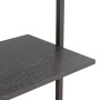 Estantería inclinada de 4 baldas negro 64x35x152,5 cm de vidaXL, Librerías y estanterías - Ref: Foro24-336384, Precio: 74,16 ...