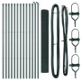Juego de Postes de Cerca de Metal Set de 2 Verde de , Paneles de vallas - Ref: Foro24-3351725, Precio: 129,99 €, Descuento: %