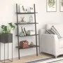Estantería inclinada de 4 baldas negro 64x34x150,5 cm de vidaXL, Librerías y estanterías - Ref: Foro24-336375, Precio: 76,65 ...