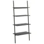 Estantería inclinada de 4 baldas negro 64x34x150,5 cm de vidaXL, Librerías y estanterías - Ref: Foro24-336375, Precio: 76,65 ...