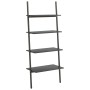 Estantería inclinada de 4 baldas negro 64x34x150,5 cm de vidaXL, Librerías y estanterías - Ref: Foro24-336375, Precio: 78,02 ...