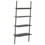 Estantería inclinada de 4 baldas negro 64x34x150,5 cm de vidaXL, Librerías y estanterías - Ref: Foro24-336375, Precio: 78,02 ...