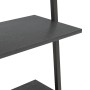 Estantería inclinada de 4 baldas negro 64x34x150,5 cm de vidaXL, Librerías y estanterías - Ref: Foro24-336375, Precio: 78,02 ...