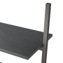 Estantería inclinada de 4 baldas negro 64x34x150,5 cm de vidaXL, Librerías y estanterías - Ref: Foro24-336375, Precio: 78,02 ...