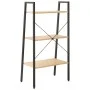 Estantería de pie 3 baldas marrón claro y negro 56x35x108 cm de vidaXL, Librerías y estanterías - Ref: Foro24-336361, Precio:...