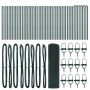 Cerca de Alambre Soldada  con 13 Postes Verde 0.8x100 m Acero | Foro24.es | Tu tienda online para hogar, jardín y más Foro24.es