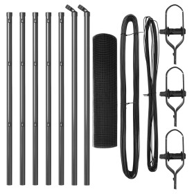 Conjunto de Postes de Cerca de Acero Gris Juego de 2 Gris Acero de , Paneles de vallas - Ref: Foro24-3351796, Precio: 51,65 €...