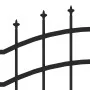 Gartenzaun mit Speerspitze aus schwarz beschichtetem Stahl, 115 cm von vidaXL, Zaunpaneele - Ref: Foro24-151079, Preis: 112,7...