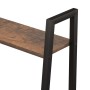 Estantería de pie 4 baldas marrón oscuro y negro 56x35x140 cm de vidaXL, Librerías y estanterías - Ref: Foro24-336365, Precio...