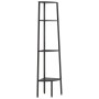 Estantería de esquina de 4 niveles negra 45,5x31,5x150 cm de vidaXL, Librerías y estanterías - Ref: Foro24-336393, Precio: 70...