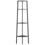 Estantería de esquina de 4 niveles negra 45,5x31,5x150 cm de vidaXL, Librerías y estanterías - Ref: Foro24-336393, Precio: 65...