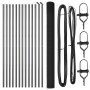 Cerca de Alambre Soldado con 13 Postes Gris 1.6x25 m Acero de , Paneles de vallas - Ref: Foro24-3351861, Precio: 168,18 €, De...