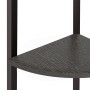 Estantería de esquina de 4 niveles negra 45,5x31,5x150 cm de vidaXL, Librerías y estanterías - Ref: Foro24-336393, Precio: 70...
