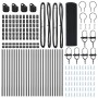 Cerca de Alambre Soldado con 13 Postes Gris 0.6x50 m Acero de , Paneles de vallas - Ref: Foro24-3351871, Precio: 176,16 €, De...