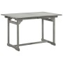 Mesa de comedor jardín madera maciza acacia (120-170)x80x75 cm de vidaXL, Mesas de jardín - Ref: Foro24-316575, Precio: 174,5...