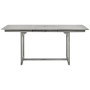 Mesa de comedor jardín madera maciza acacia (120-170)x80x75 cm de vidaXL, Mesas de jardín - Ref: Foro24-316575, Precio: 174,5...
