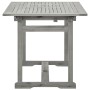 Mesa de comedor jardín madera maciza acacia (120-170)x80x75 cm de vidaXL, Mesas de jardín - Ref: Foro24-316575, Precio: 174,5...