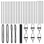 Cerca de Alambre Soldado con 13 Postes Gris 1x50 m Acero de , Paneles de vallas - Ref: Foro24-3351880, Precio: 247,35 €, Desc...