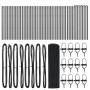 Cerca de alambre soldado con 13 postes gris 0.5x100 m acero de , Paneles de vallas - Ref: Foro24-3351899, Precio: 326,17 €, D...