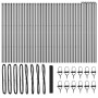 Cerca de Alambre Soldado con 13 Postes Gris 1x100 m Acero de , Paneles de vallas - Ref: Foro24-3351909, Precio: 483,36 €, Des...