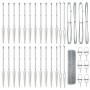 Cerca de Alambre Soldado con 13 Postes Spike 0.5x50 m de Acero Galvanizado de , Paneles de vallas - Ref: Foro24-3351984, Prec...