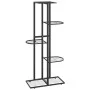Soporte de flores de 5 estantes de metal negro 43x22x98 cm de vidaXL, Soportes para macetas - Ref: Foro24-336110, Precio: 39,...