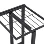 Soporte de flores de 5 estantes de metal negro 43x22x98 cm de vidaXL, Soportes para macetas - Ref: Foro24-336110, Precio: 40,...