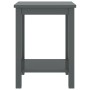 Mesitas de noche madera maciza de pino gris oscuro 35x30x47 cm de vidaXL, Mesitas de noche - Ref: Foro24-322214, Precio: 38,9...