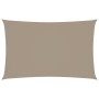 Toldo de vela rectangular tela Oxford gris taupe 2x4,5 m en Sombrillas | Comprar online en Foru.es