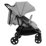 Carrito para gemelos de acero gris claro y negro de vidaXL, Cochecitos de bebé - Ref: Foro24-10359, Precio: 244,61 €, Descuen...