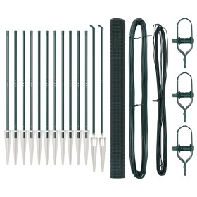 Juego de Postes de Cerca de PVC Set de 2 Verde PVC 25 x 1.5 m de , Paneles de vallas - Ref: Foro24-3352095, Precio: 235,82 €,...