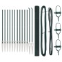 Juego de Postes de Cerca de PVC Set de 2 Verde PVC 25 x 1.5 m de , Paneles de vallas - Ref: Foro24-3352095, Precio: 235,82 €,...