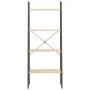 Estantería de pie 4 baldas marrón claro y negro 56x35x140 cm de vidaXL, Librerías y estanterías - Ref: Foro24-336364, Precio:...