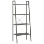 Estantería de pie 4 baldas negro 56x35x140 cm de vidaXL, Librerías y estanterías - Ref: Foro24-336366, Precio: 68,20 €, Descu...