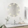 Espejo de pared con luces LED redondo de vidrio de vidaXL, Espejos - Ref: Foro24-3078642, Precio: 60,14 €, Descuento: %