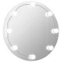 Espejo de pared con luces LED redondo de vidrio de vidaXL, Espejos - Ref: Foro24-3078642, Precio: 60,14 €, Descuento: %
