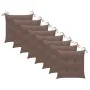 Sillas de jardín con cojines 8 uds madera maciza de acacia de vidaXL, Sillas de jardín - Ref: Foro24-3078201, Precio: 617,98 ...