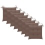 Sillas de jardín con cojines 8 uds madera maciza de acacia de vidaXL, Sillas de jardín - Ref: Foro24-3078201, Precio: 641,88 ...