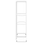 Soporte de flores de 4 estantes de metal blanco 43x22x76 cm de vidaXL, Soportes para macetas - Ref: Foro24-336109, Precio: 37...