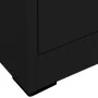 Armario archivador de acero negro 46x62x133 cm de vidaXL, Armarios archivadores - Ref: Foro24-336280, Precio: 273,12 €, Descu...