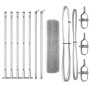 Conjunto de Poste de Cerca Conjunto de 2 Acero galvanizado de , Paneles de vallas - Ref: Foro24-3352272, Precio: 64,71 €, Des...