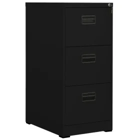 Armario archivador de acero negro 46x62x102,5 cm de vidaXL, Armarios archivadores - Ref: Foro24-336276, Precio: 178,09 €, Des...