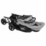 Carrito para gemelos tandem de acero gris claro de vidaXL, Cochecitos de bebé - Ref: Foro24-10347, Precio: 217,12 €, Descuent...